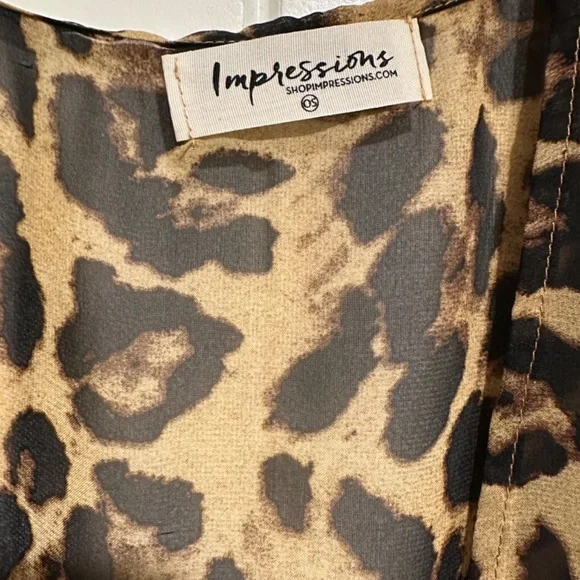 Leopard kimono cardigan - Picture 2 of 7